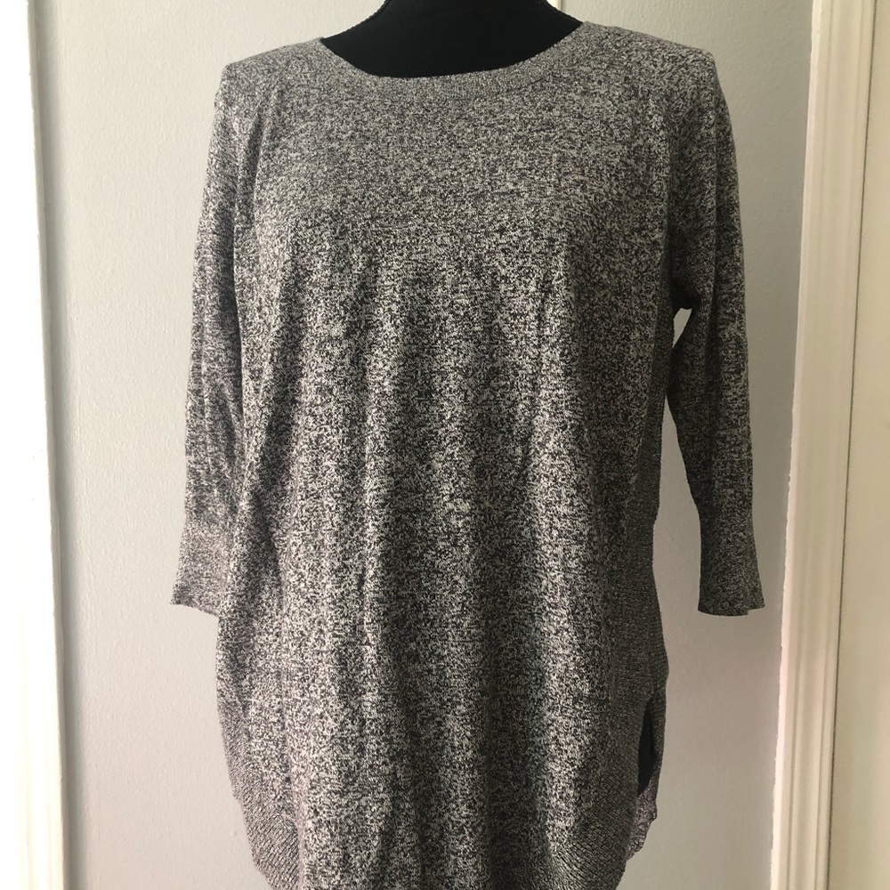 Grey marbled sweater